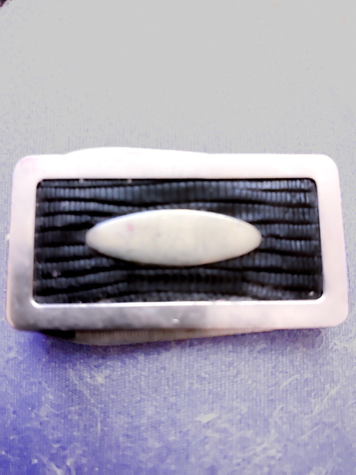 Vintage HADLEY Sterling Silver & Alligator Money Clip – Mid-Century Modern