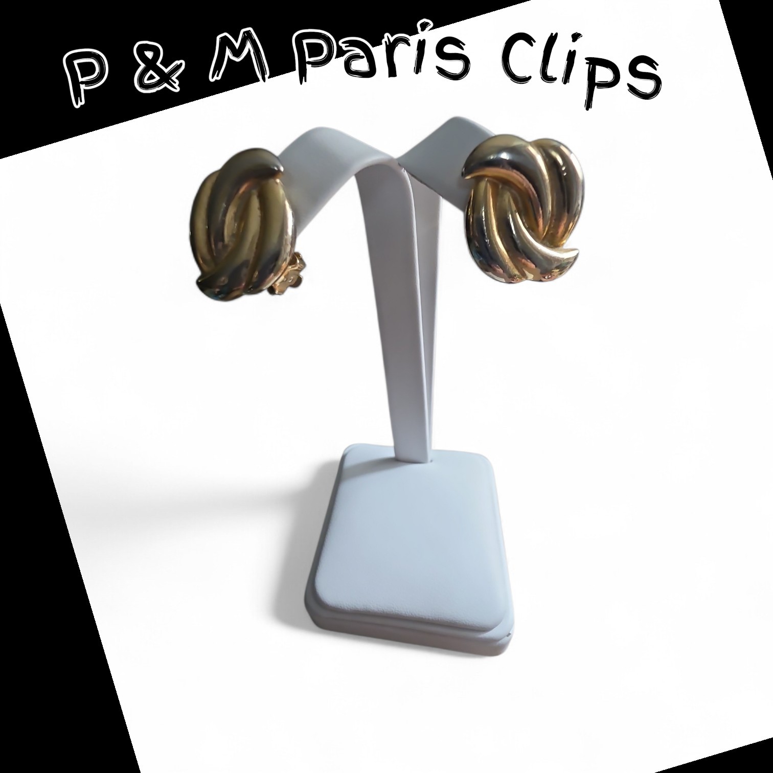 Vintage Estate Trifari Monet P&M Paris Clip Screwback Earring Lot