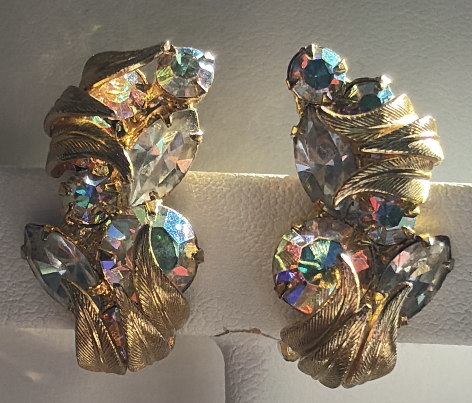 Verified Juliana D&E Venus Flame Clear Navettes Earrings Book Piece Page 246