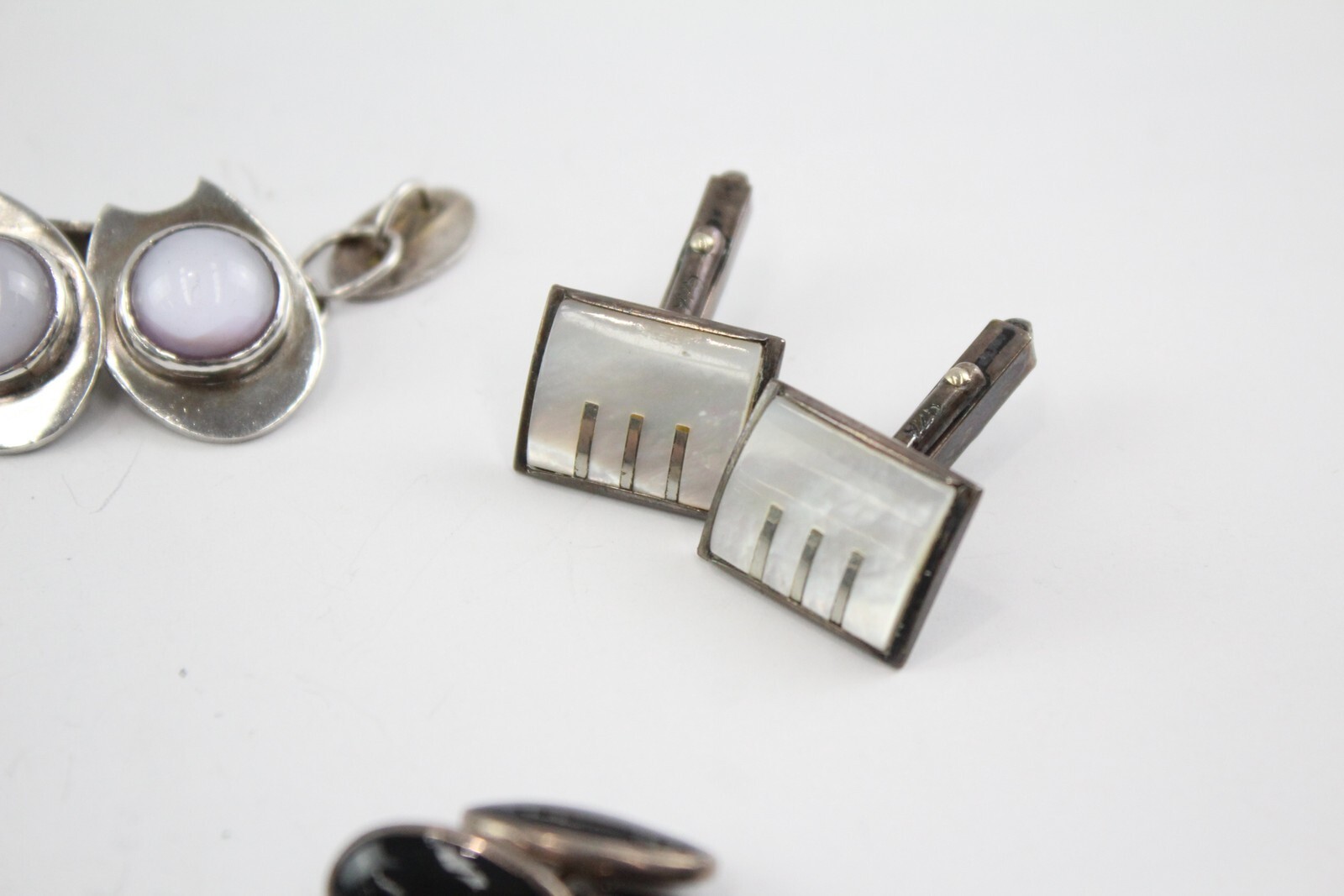 Sterling Silver Gents Accessories MOP Inlay Millennium Ingot x 6 (60g)