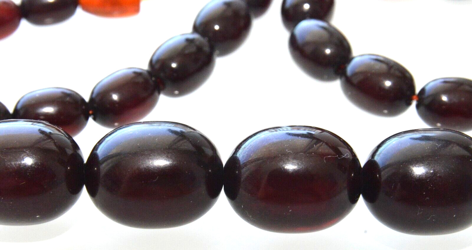 ✅80cm =102gr RUSSIAN SOVIET BALTIC AMBER BEAD NECKLACE 琥珀 BRACELET STONE PENDANT