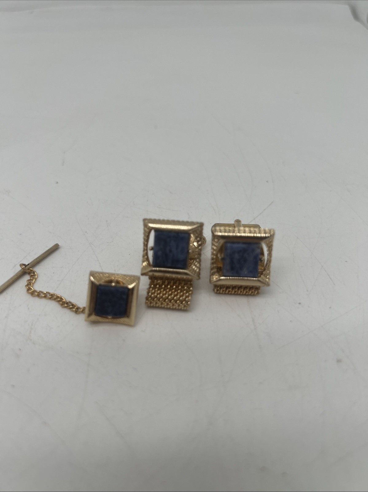 Vintage Lot of Cuff Links And Tie Clips Clasps J64