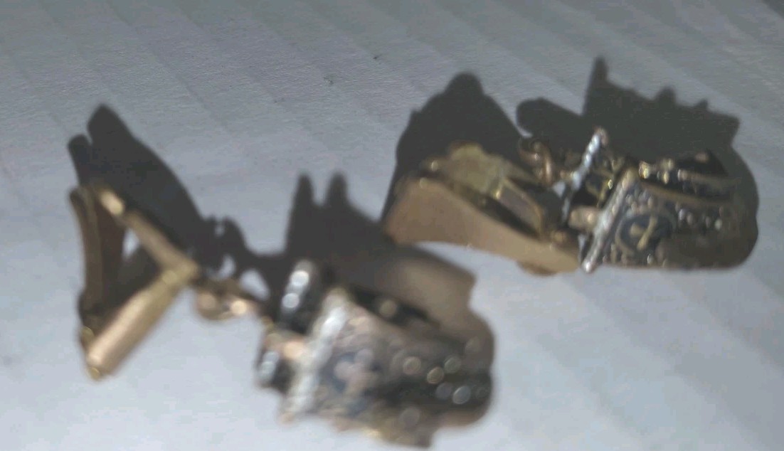 Vintage 1950’s Clip On Earrings Spanish Ship Pirate Nautical