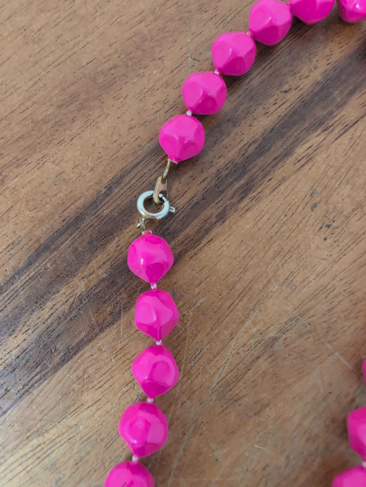 Lot Of Vintage Plastic Jewelry Six Necklaces And Five Bangles