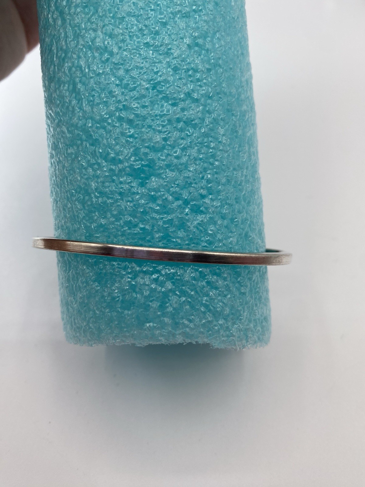 Pick (1)Mexico Silver Abalone Inlay Tension Cuff Bracelet-Black,Purple, or Pink