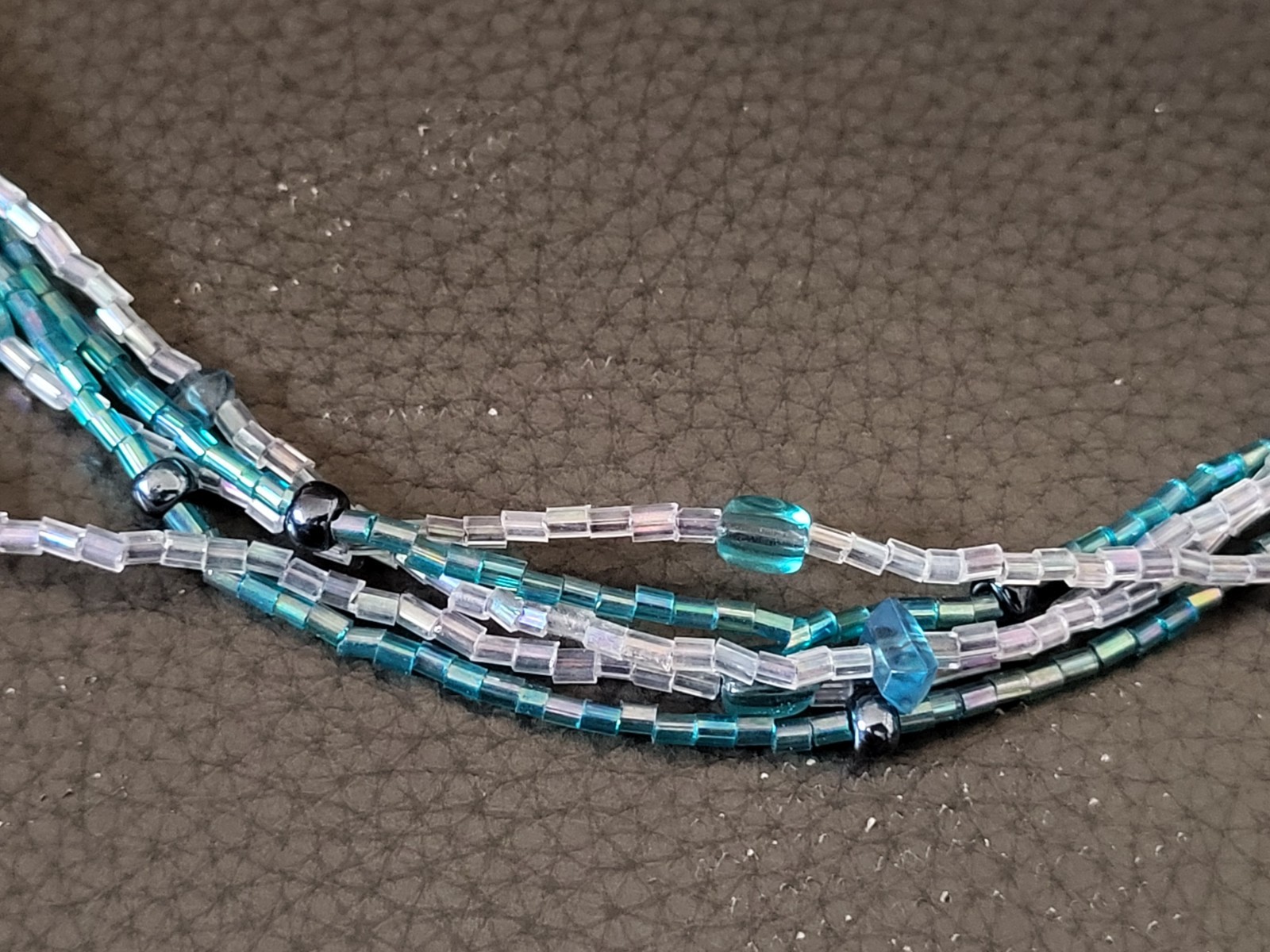 Vintage Coldwater Creek 5 strand Beaded Necklace