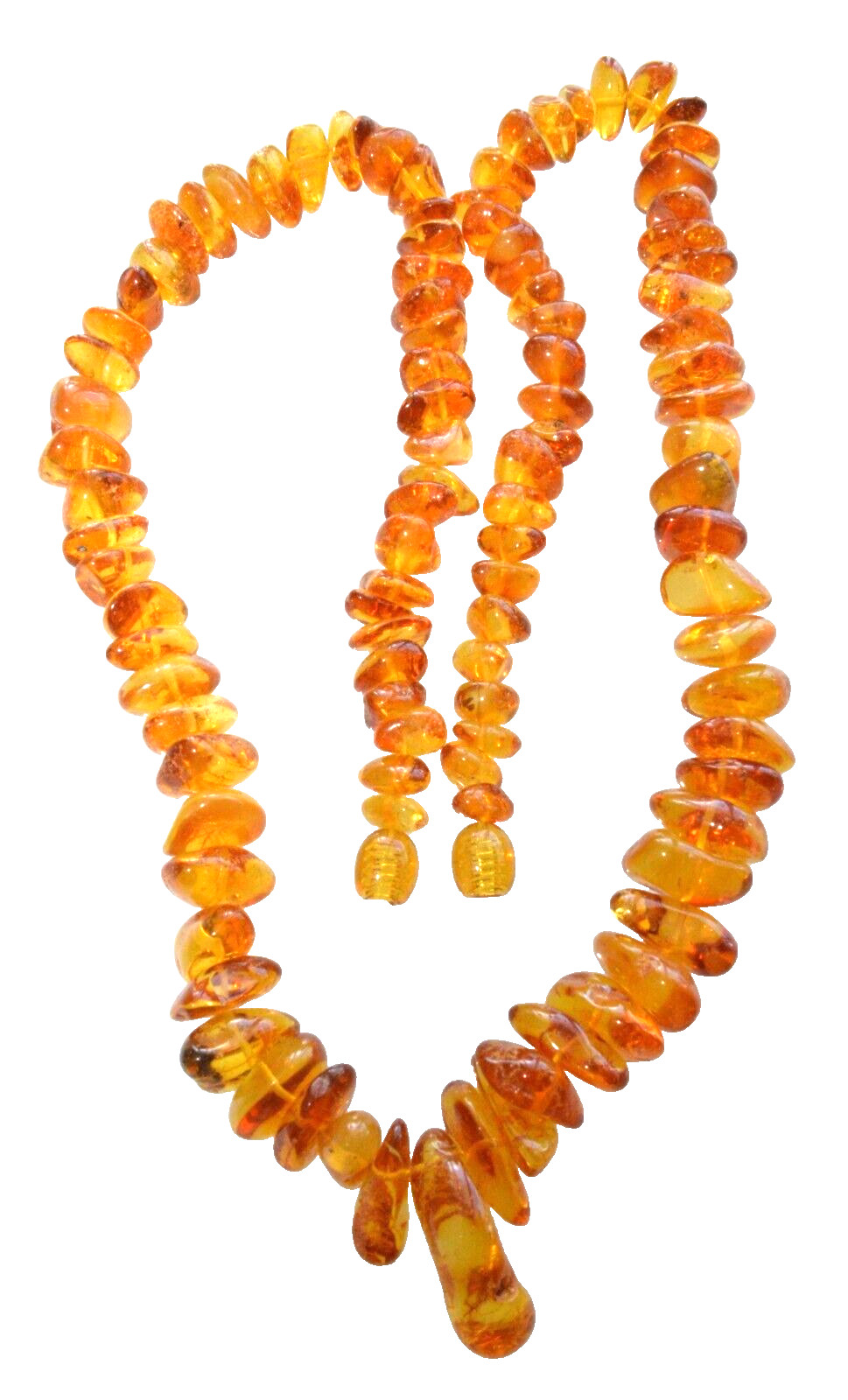 ✅54cm = 28gr RUSSIAN SOVIET BALTIC AMBER BEAD NECKLACE 琥珀 BRACELET STONE PENDANT