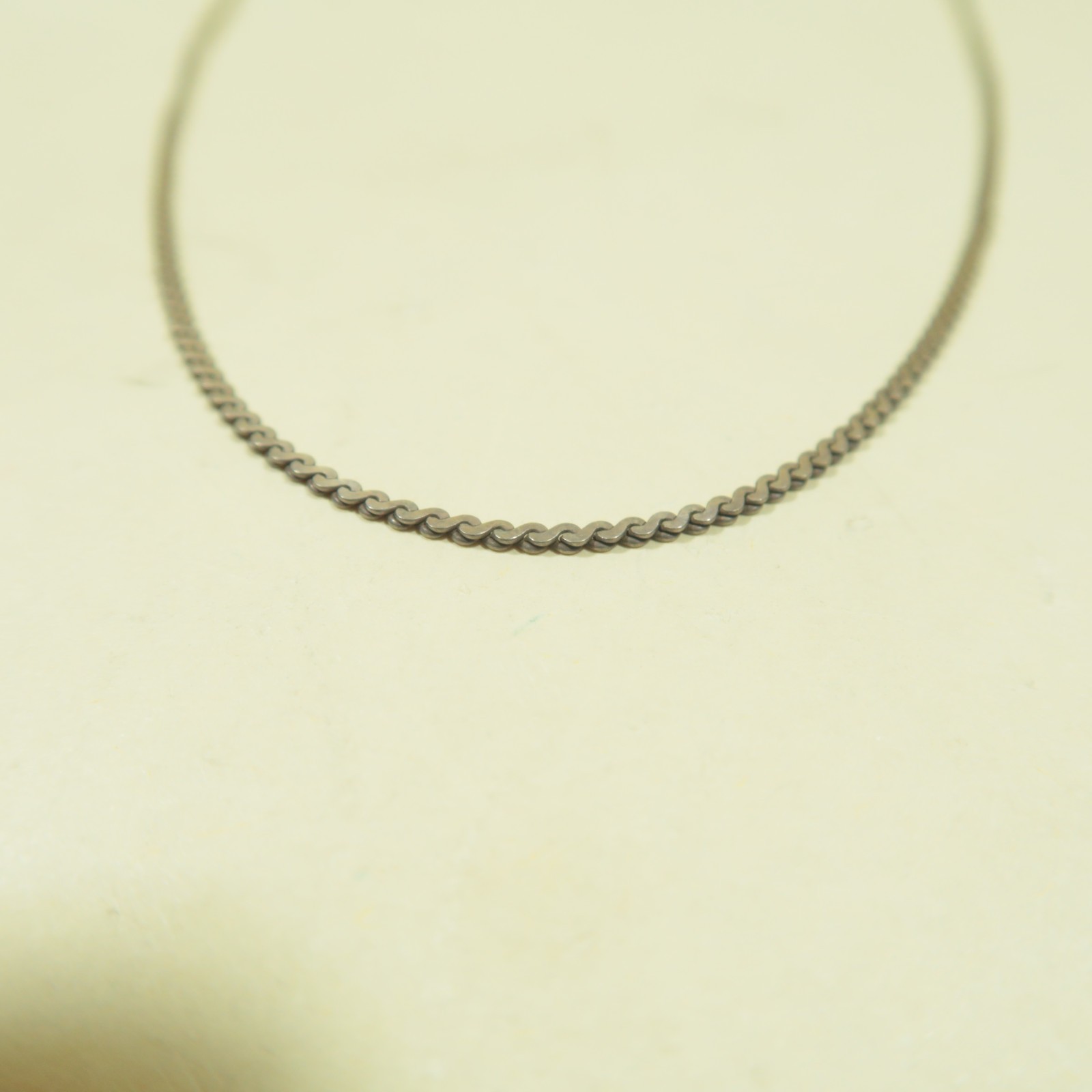 Vintage 925 Sterling Silver Linked Chain Necklace 4.97g 20″