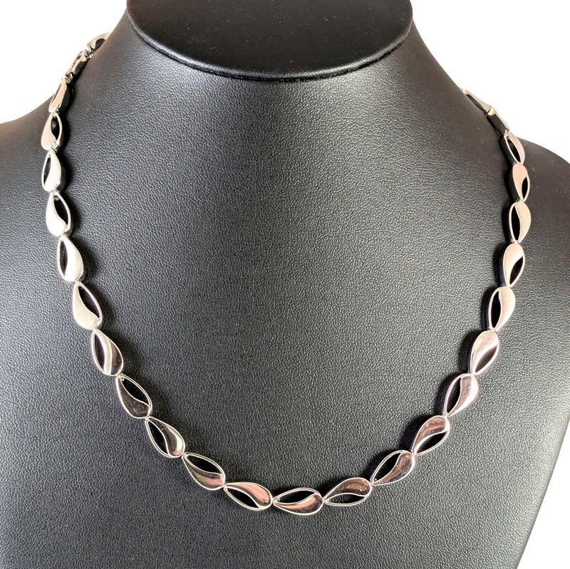 45.5cm Danish Sterling Silver Randers Solv Troels Tvenstrup Handmade necklace