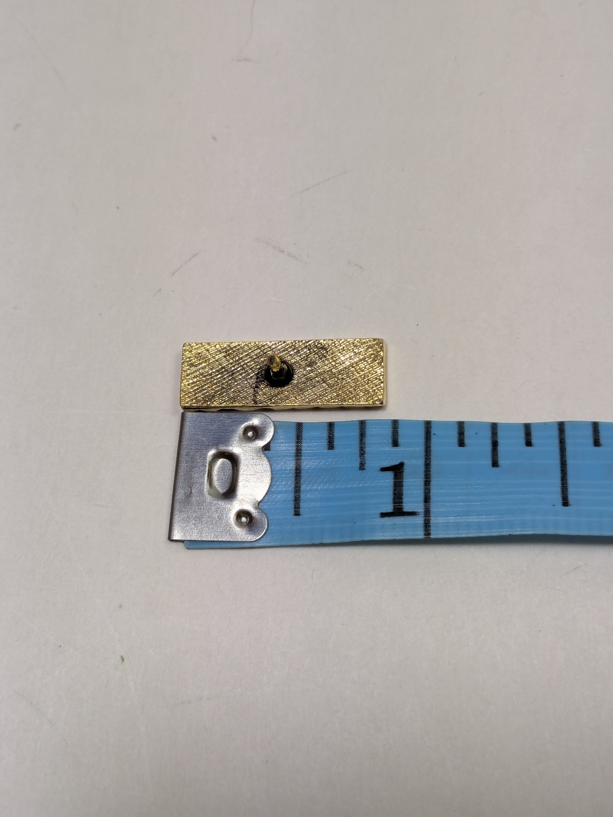 Nixon Spell Out Vintage Gold Tone Name Lapel Pin Tie President Collectible 1970s