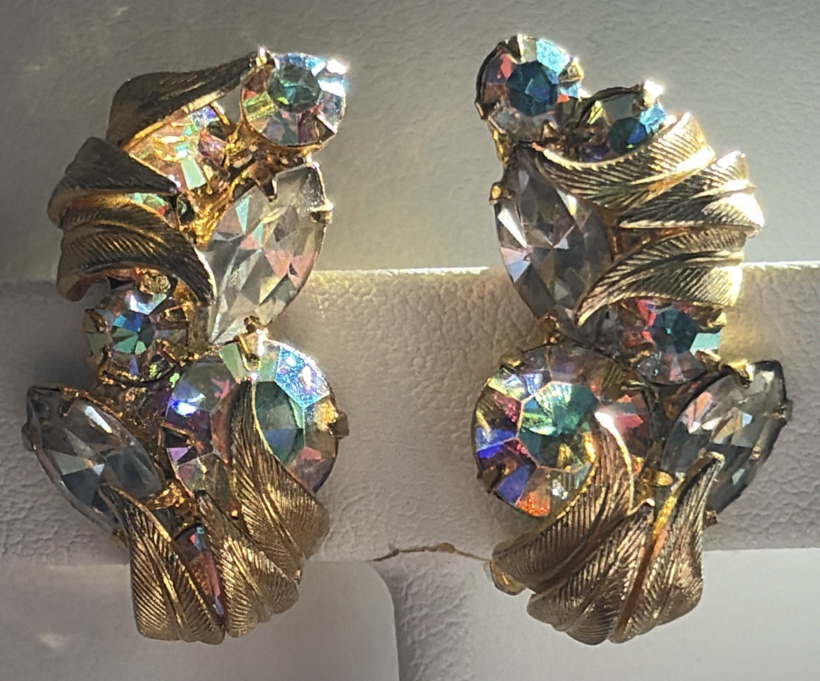 Verified Juliana D&E Venus Flame Clear Navettes Earrings Book Piece Page 246