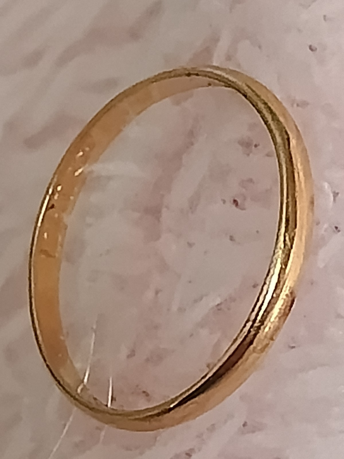 Vintage 10k Baby Gold Band Ring Can Be Worn On Chain As Pendant / Charm as well