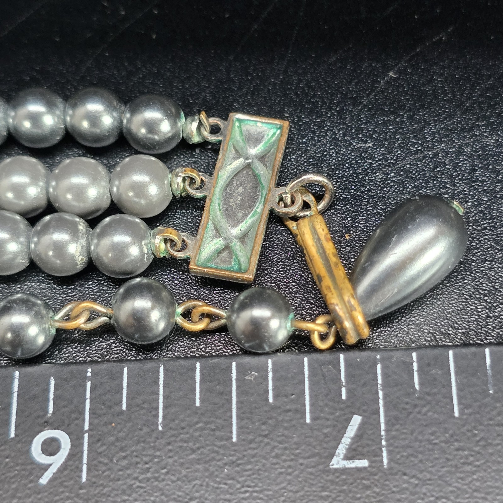 Vintage, Milk Glass And Multi Strand Necklaces, (Lot Of 3) Victorian Granicor