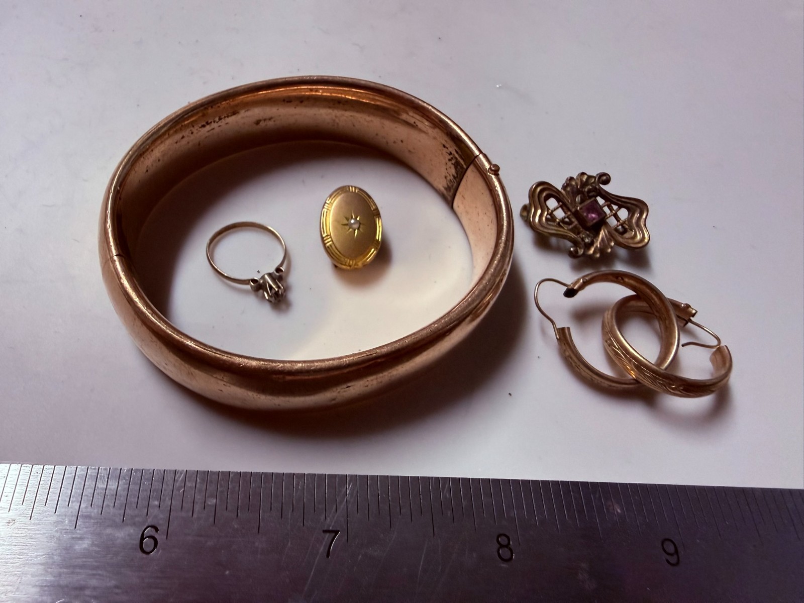 Collection Lot Amazing Variety Antique Jewelry Bracelet Brooch Clip – Y1