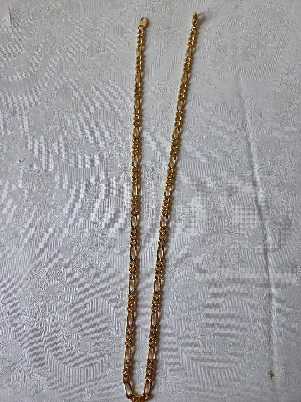 BEAUTIFUL VINTAGE AVON 19 in. FIGARO LINK GOLD TONE NECKLACE