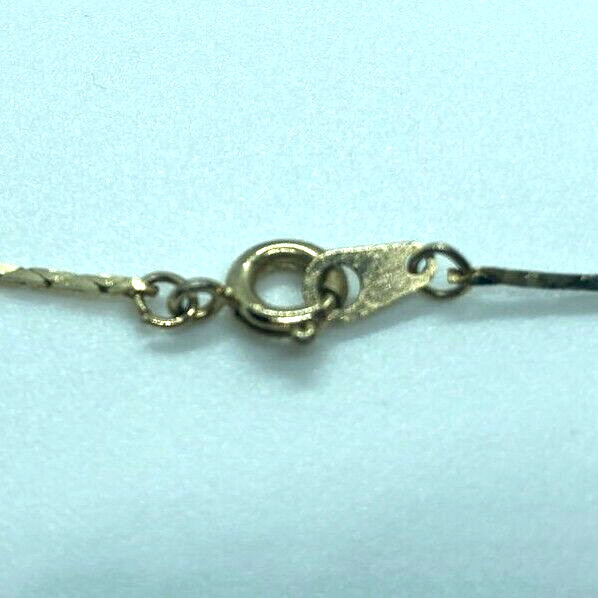 Vintage CHAIN WEAVE BRACELET 7.5″ Gold Tone Dainty with Spring Ring Clasp ~ NICE
