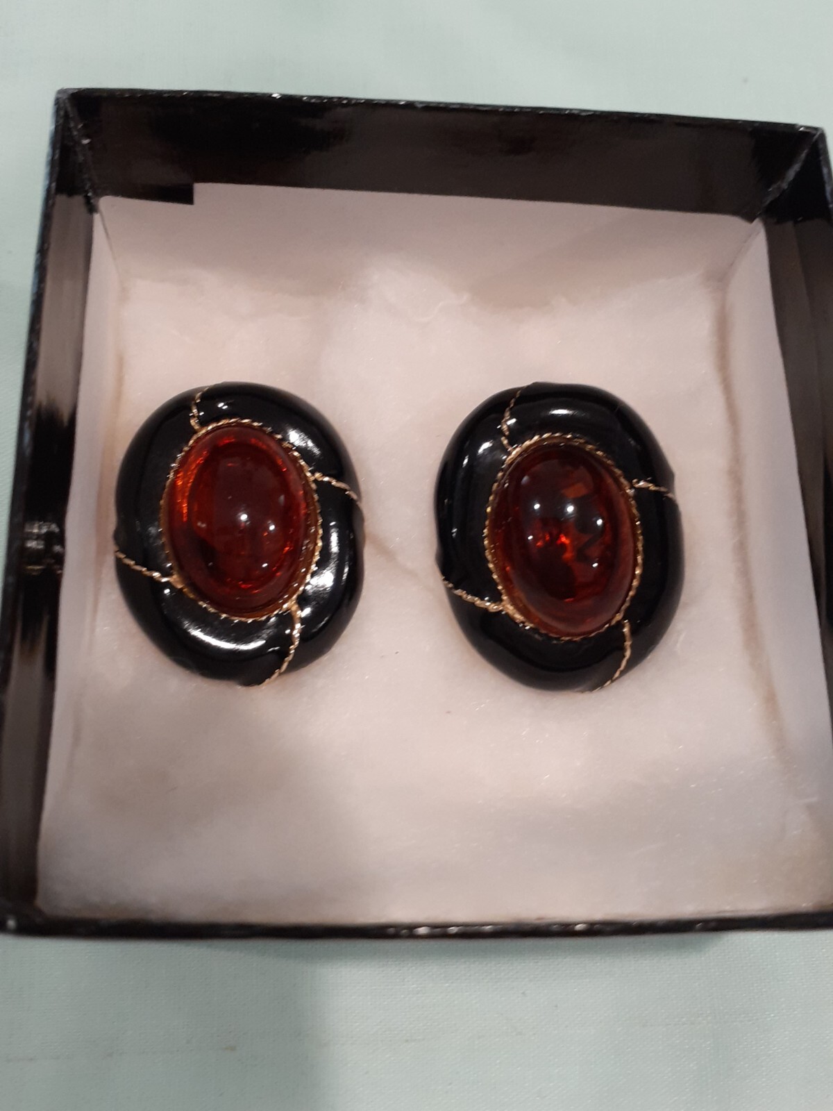 Vintage Gay Boyer Clip On Earrings