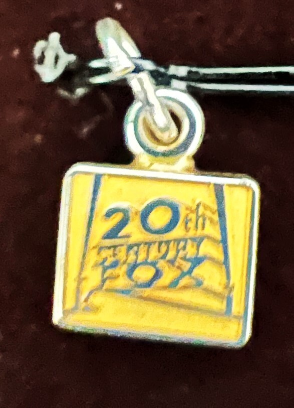 Small 10k Gold 20th Century Fox Charm 10k Gold bout 1/4 by 1/4 inch