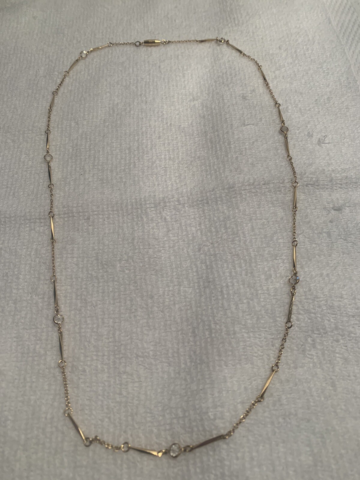 Lovely Avon Simulated Diamond Accent Necklace