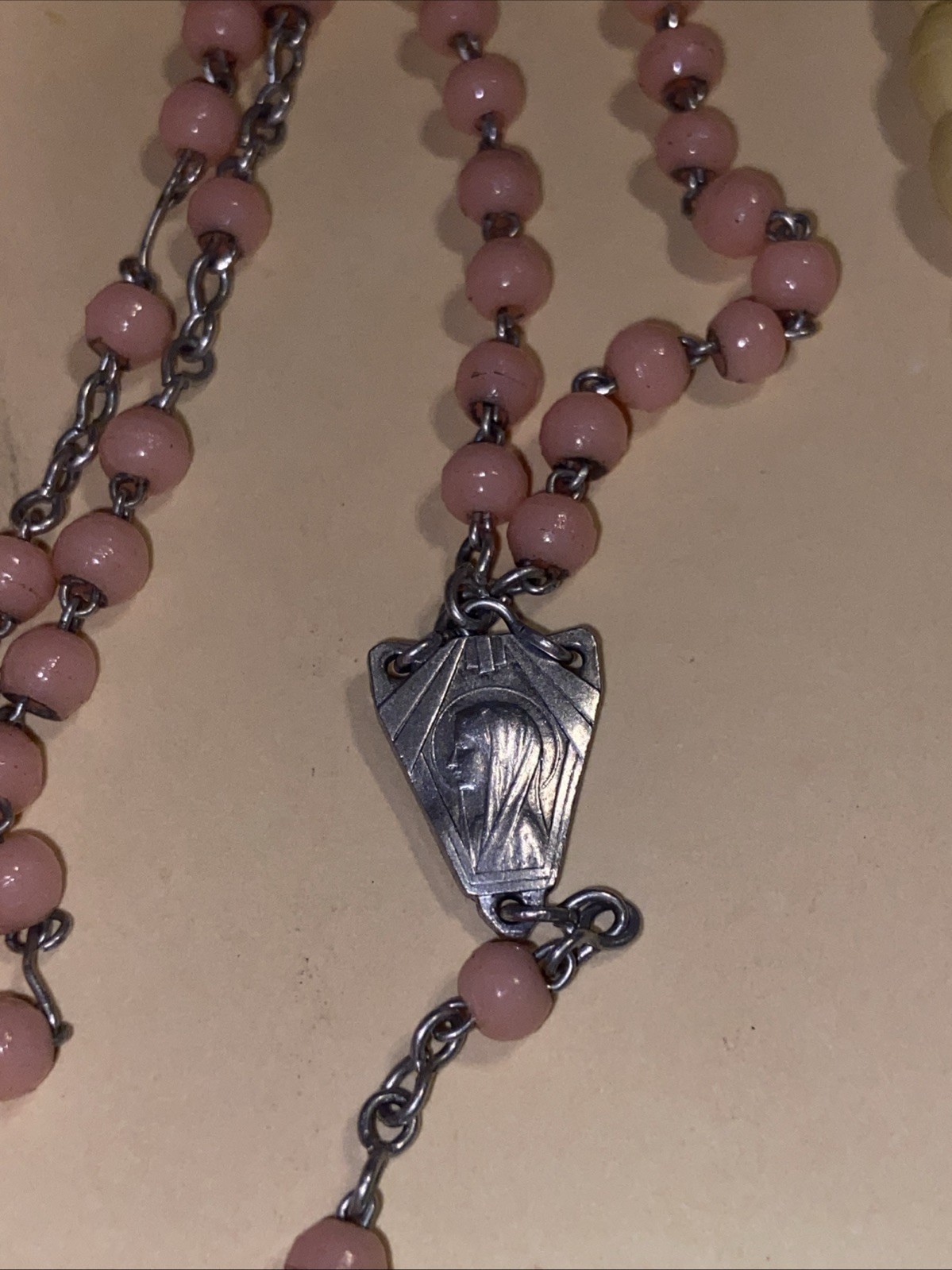 ESTATE SALE: Beaded & Chain Cross Rosary Lot-4