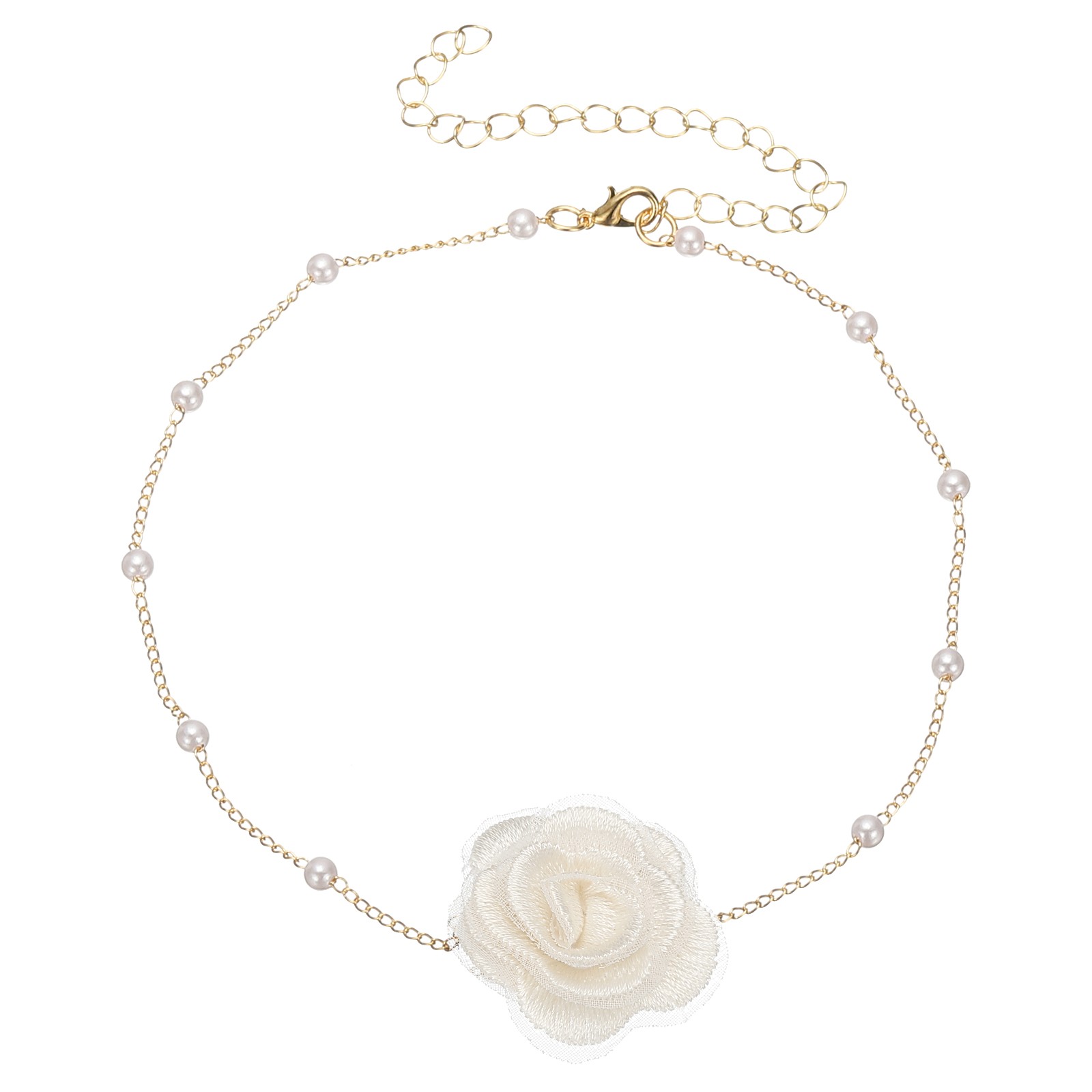 Pearl Necklace for Women, White Chokers Necklace for Daily Bridal Shower Prom
