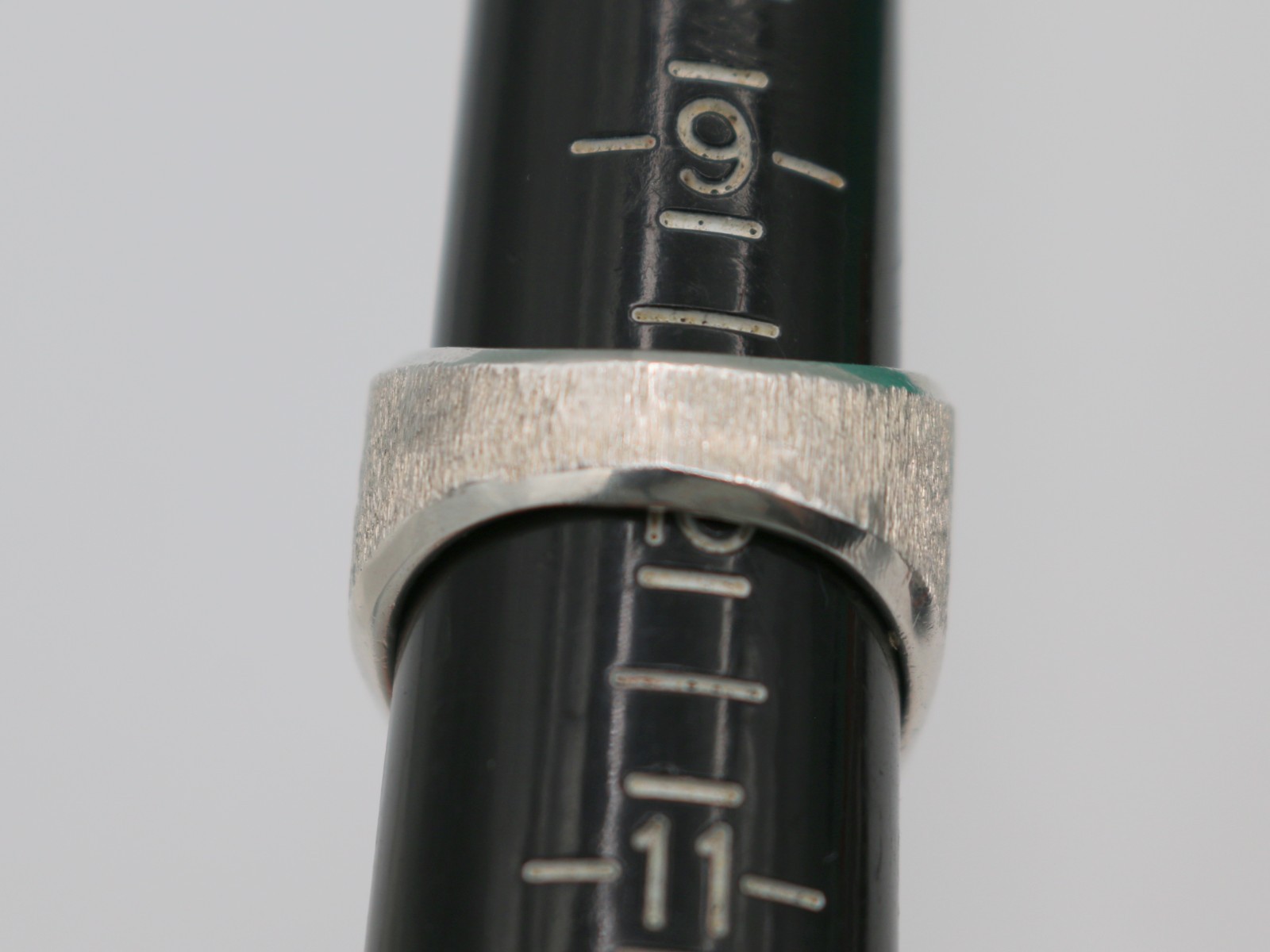 Vintage Taxco Mexico Sterling Silver & Gemstone Stone Inlay Ring 19.63g Sz10