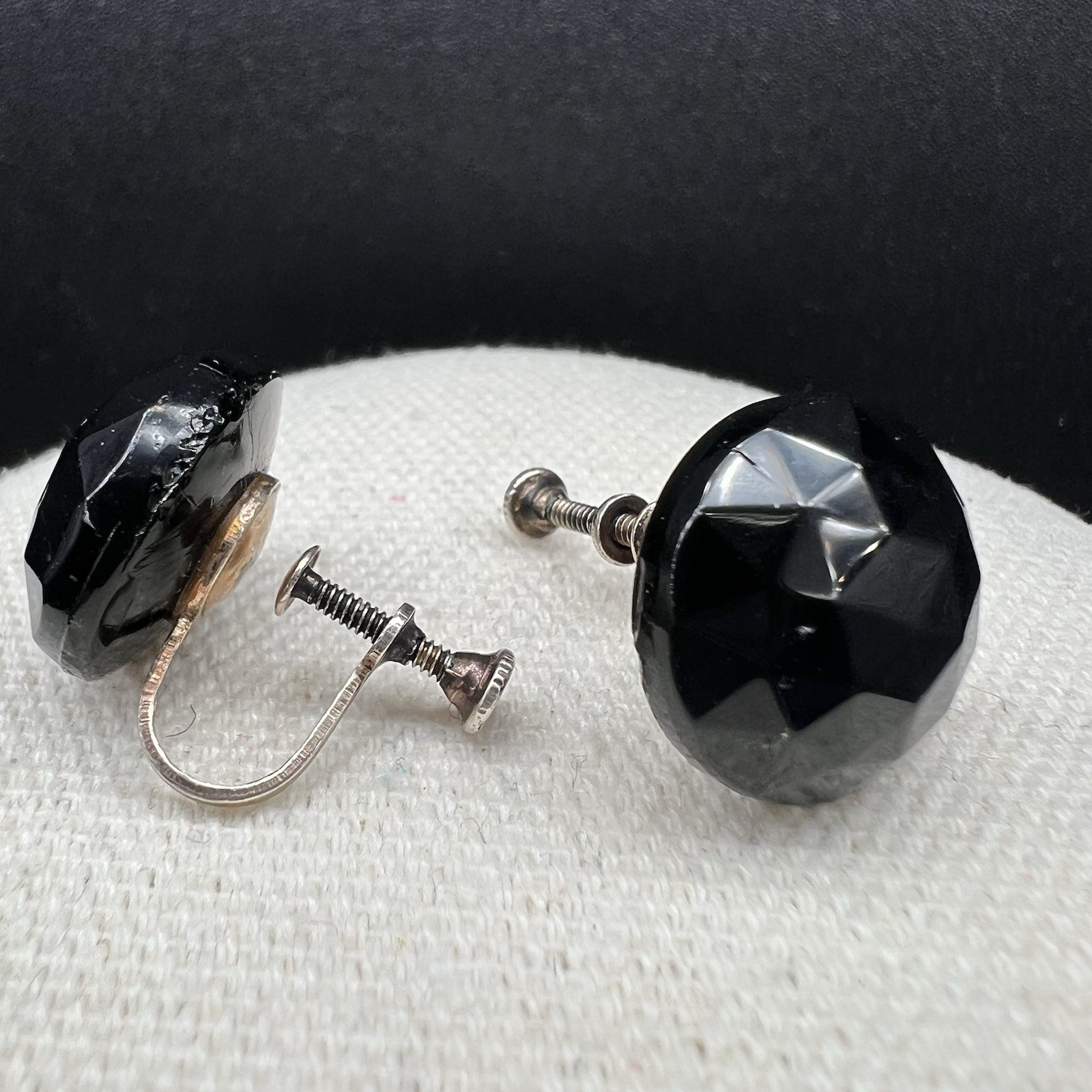 Vintage Brooch Lot Coro Coin Avon Filigree Sterling Enamel Earrings Black Gold