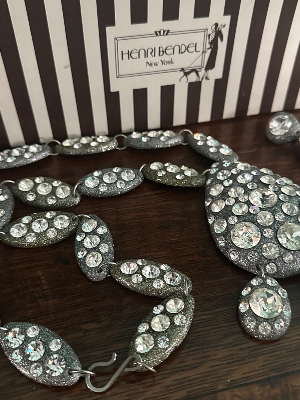 Vintage Henri Bendel Rhinestone Jewellery Set
