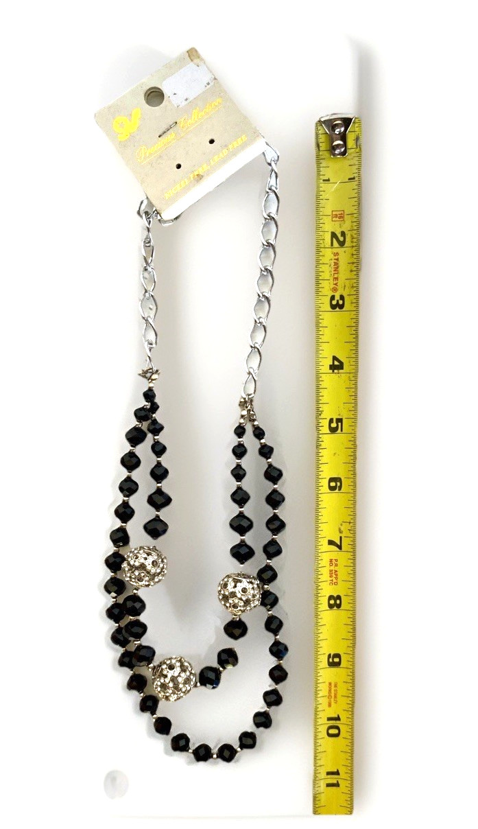 Lot of 12 Wearable Necklaces; Plastic, Lucite, Acrylic, Wood & Glass 15″ to 32″