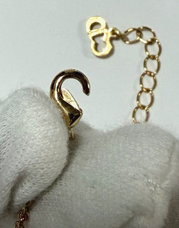 Christian Dior necklace pendant Features the DIOR logo rhinestones gold plating