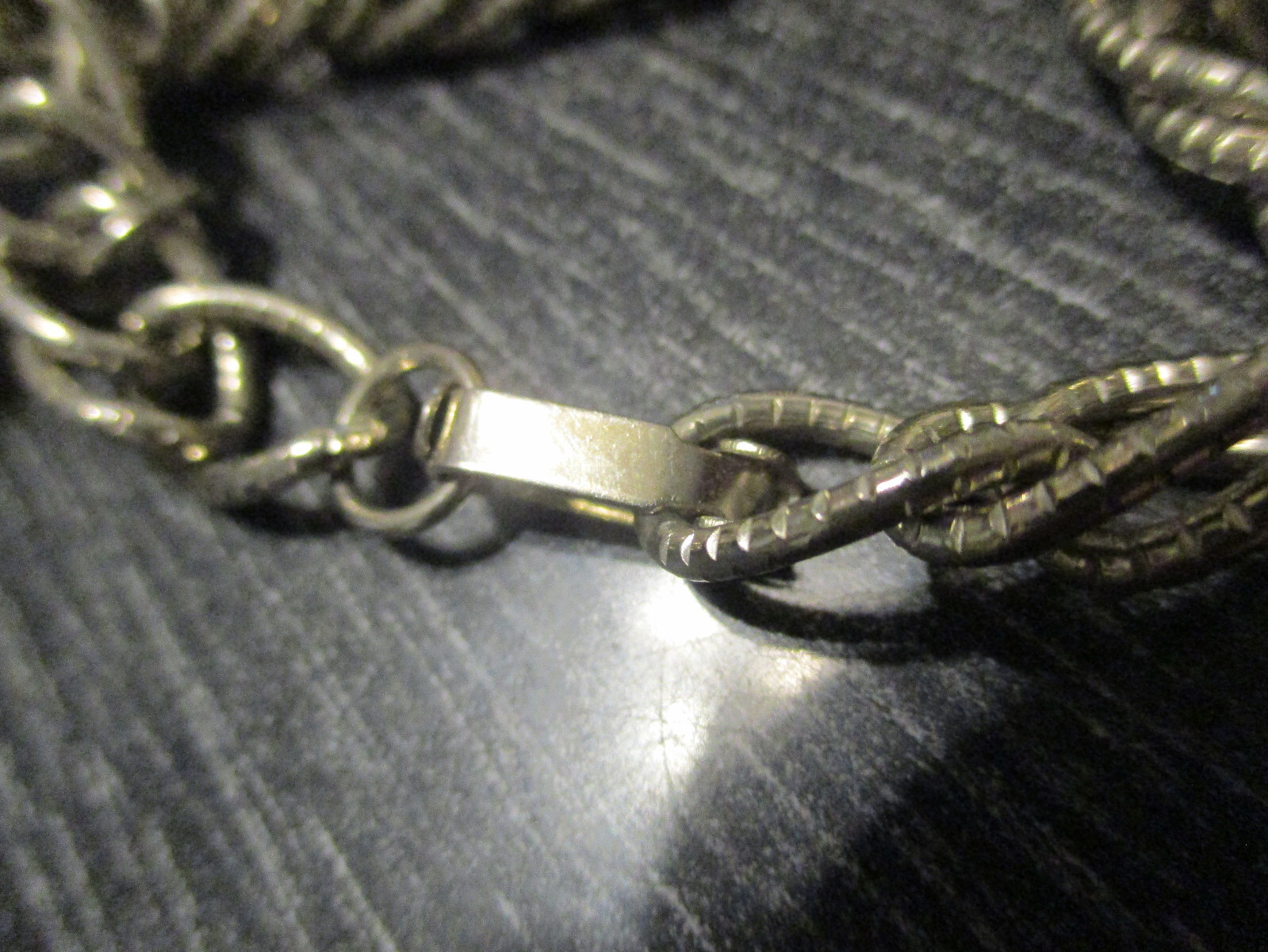 Vintage Estate Cha Cha Chunky Faux Pearl Bauble Charm Dangle Drop Bracelet!