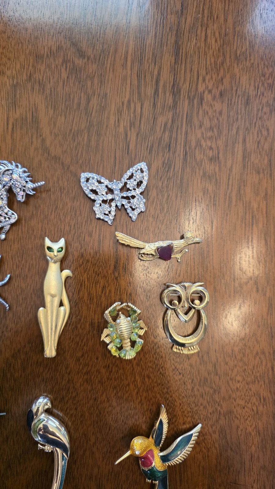 Vintage Animal Brooch Pin Large Lot