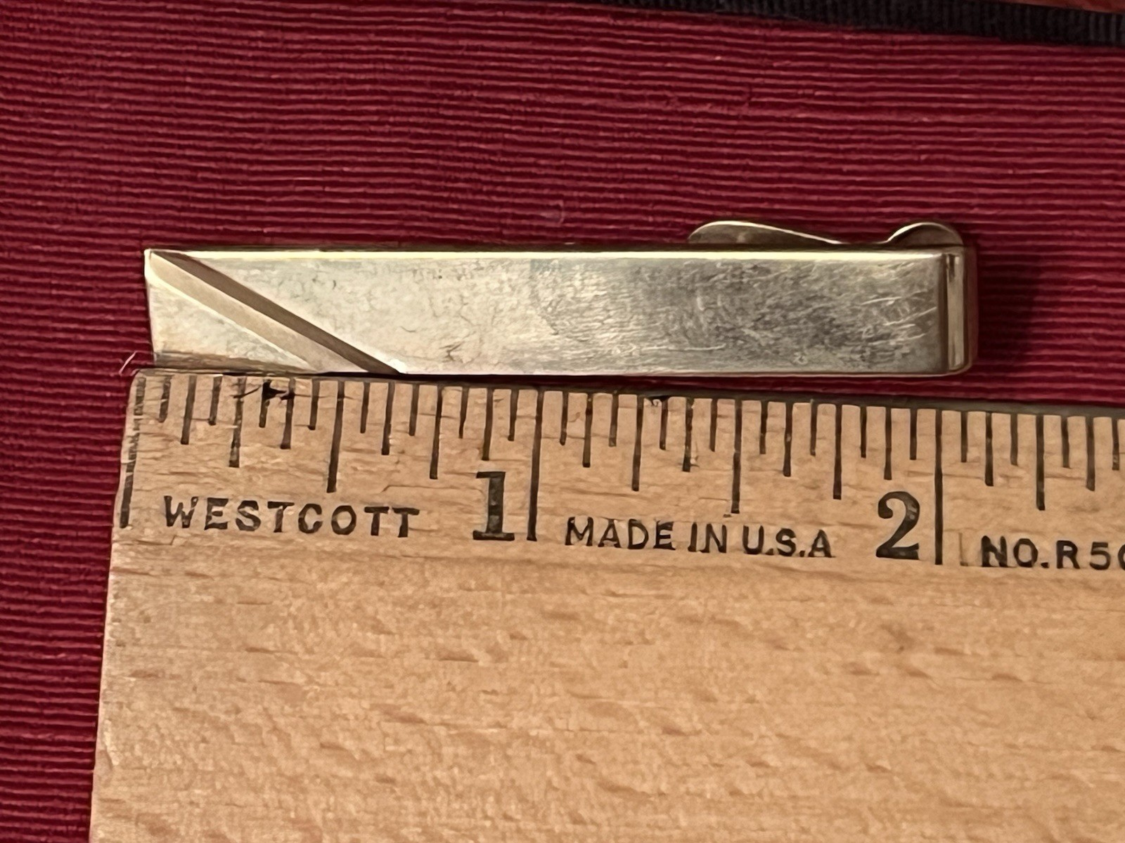 VINTAGE LOT SWANK MENS 1 TIE CLIP 2 SETS CUFF LINKS & ORIGINAL HINGED CASE