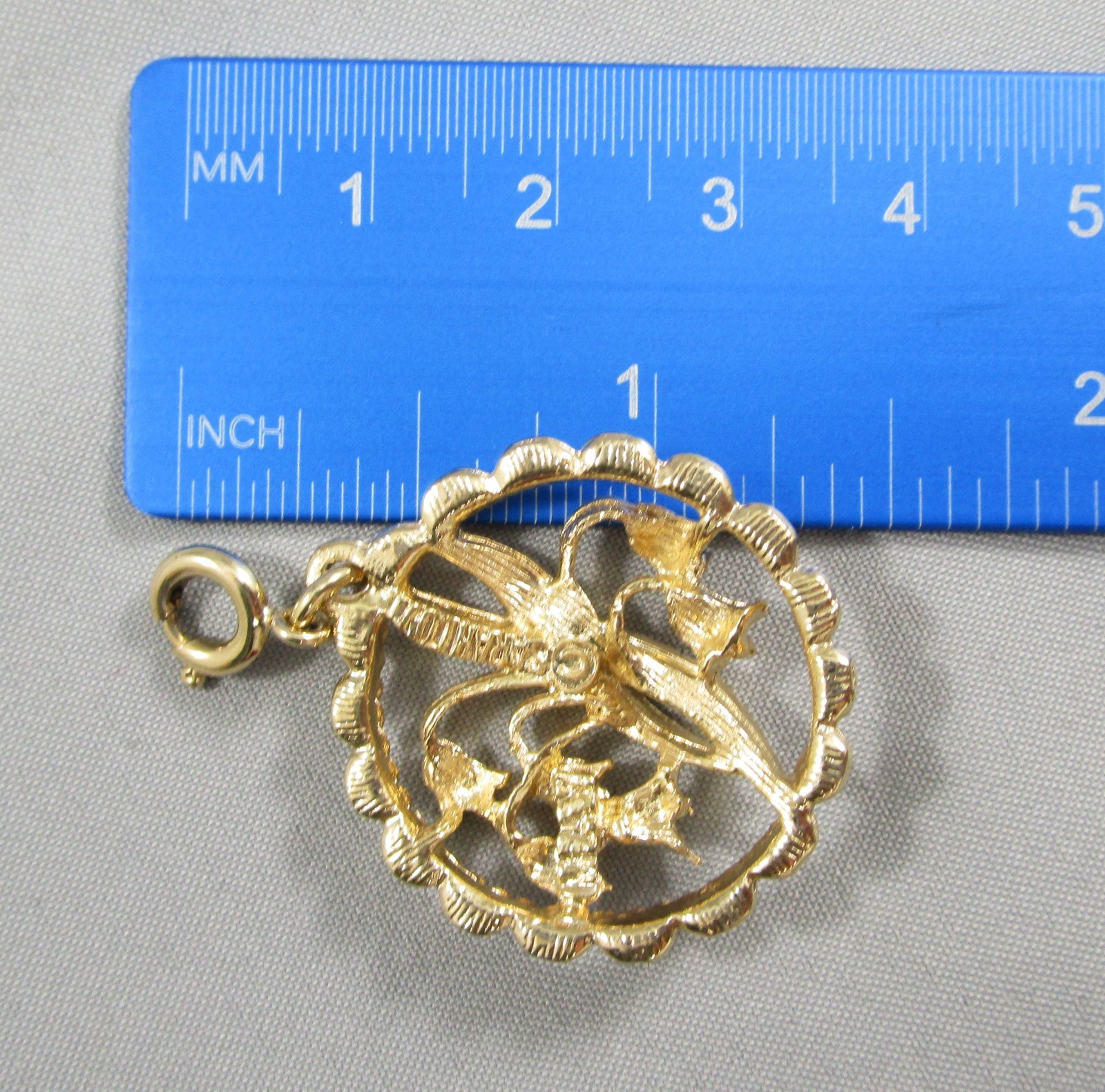 Vintage 1967 SARAH COVENTRY Flower of the Month MAY Dangling Bracelet Charm 986
