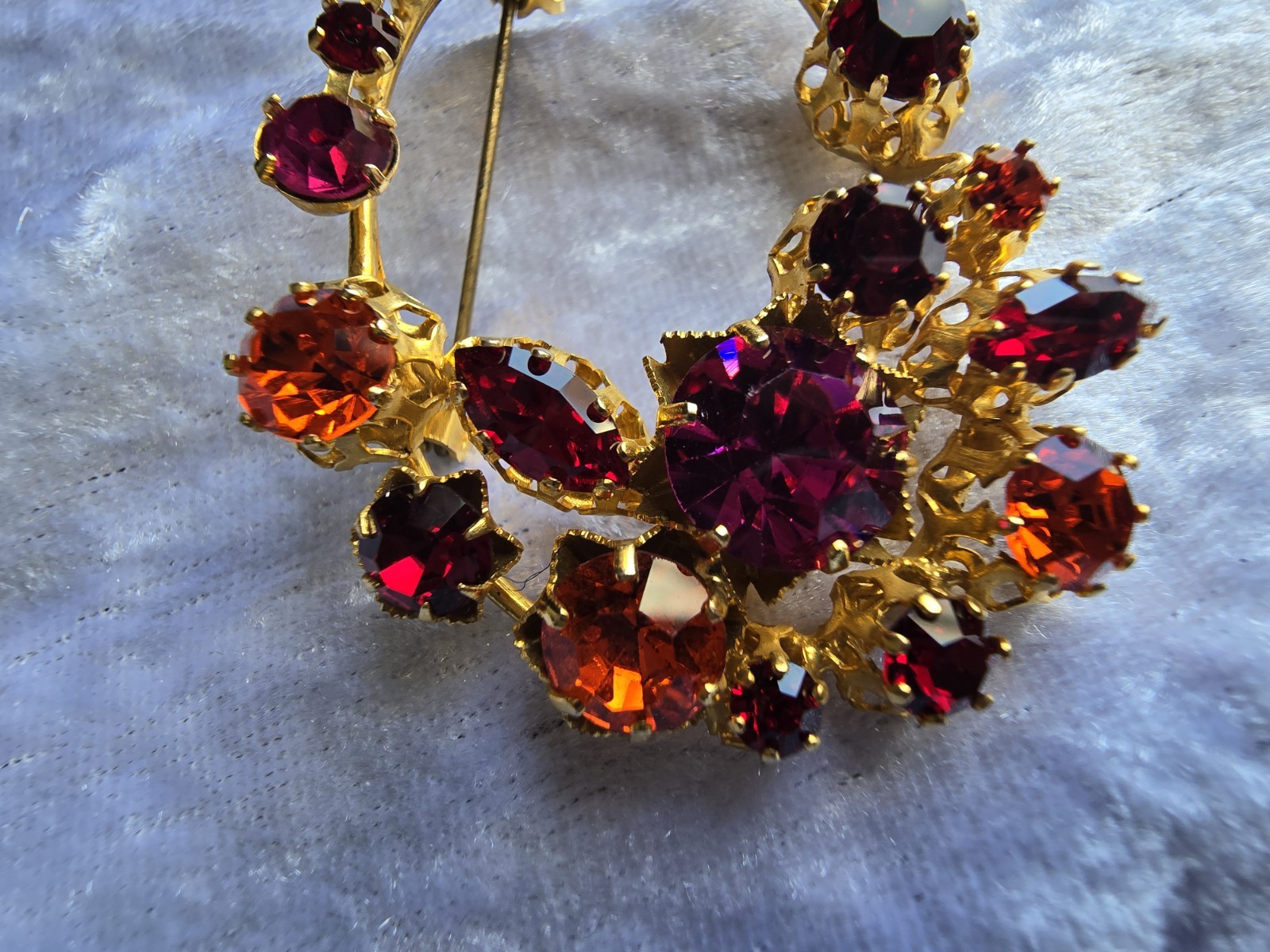 Vintage Austrian Rhinestone Brooch