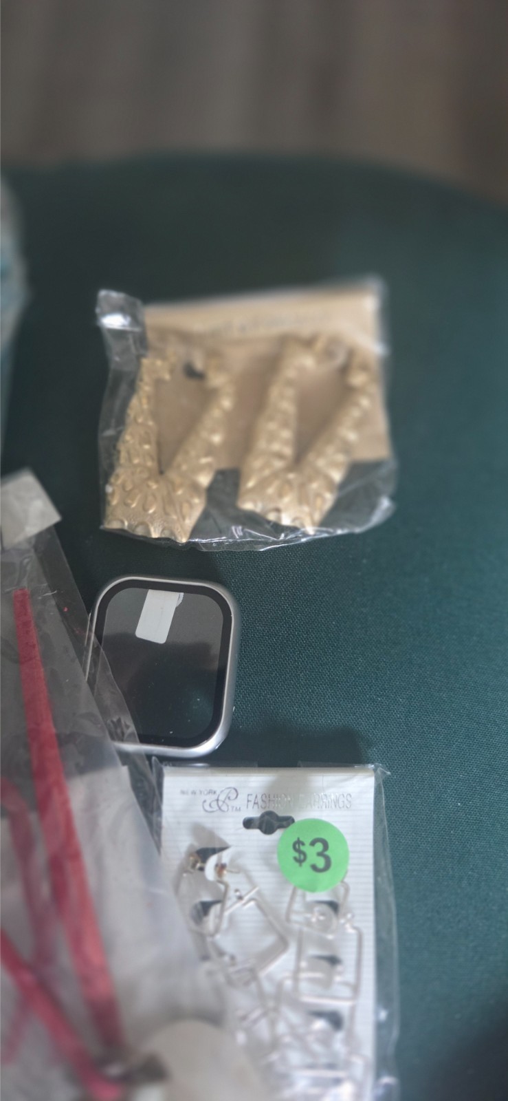 jewelry lots unsearched some in packages some not.