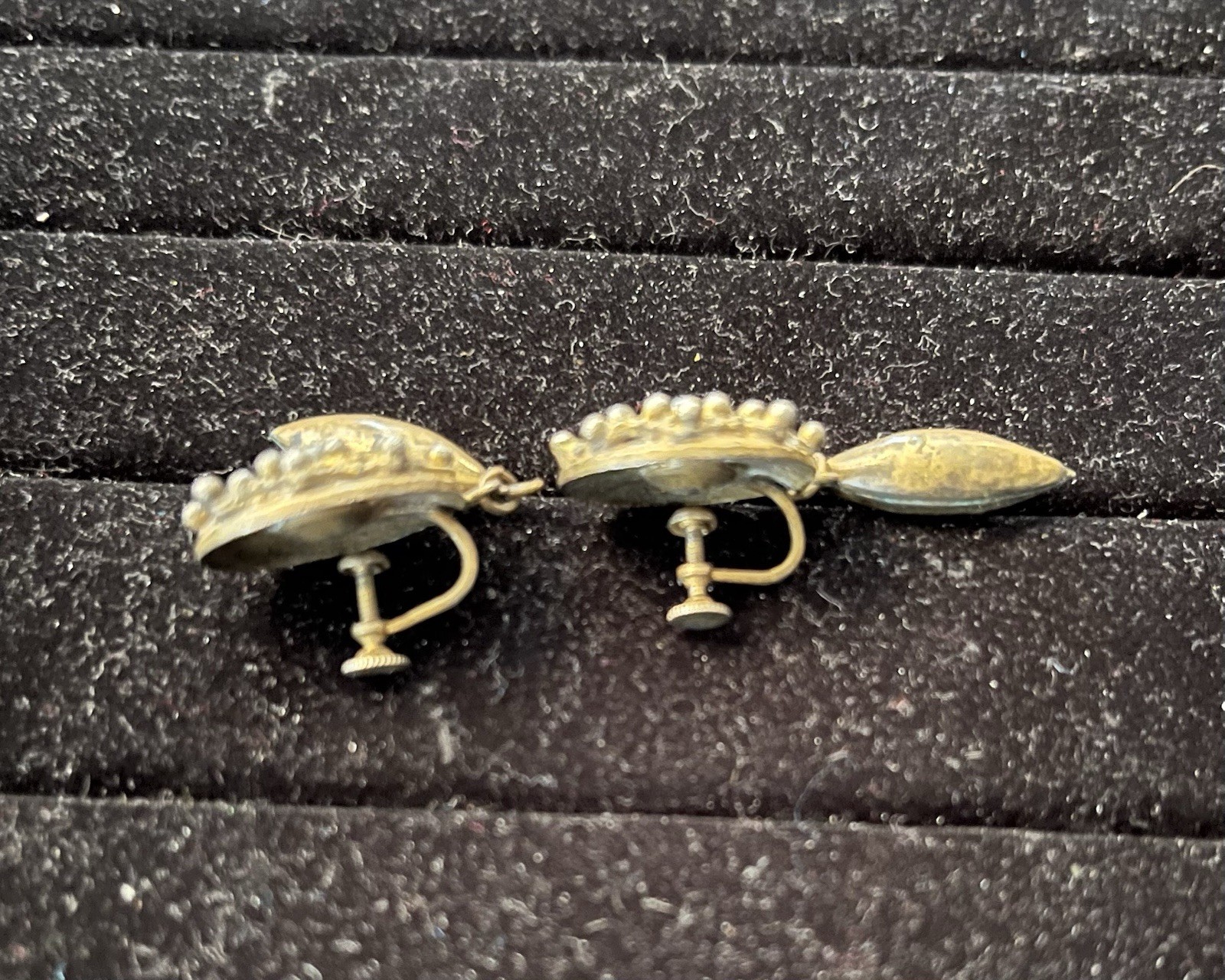 Antique Screw Back Earrings Circa 1910 1920 Jewelry