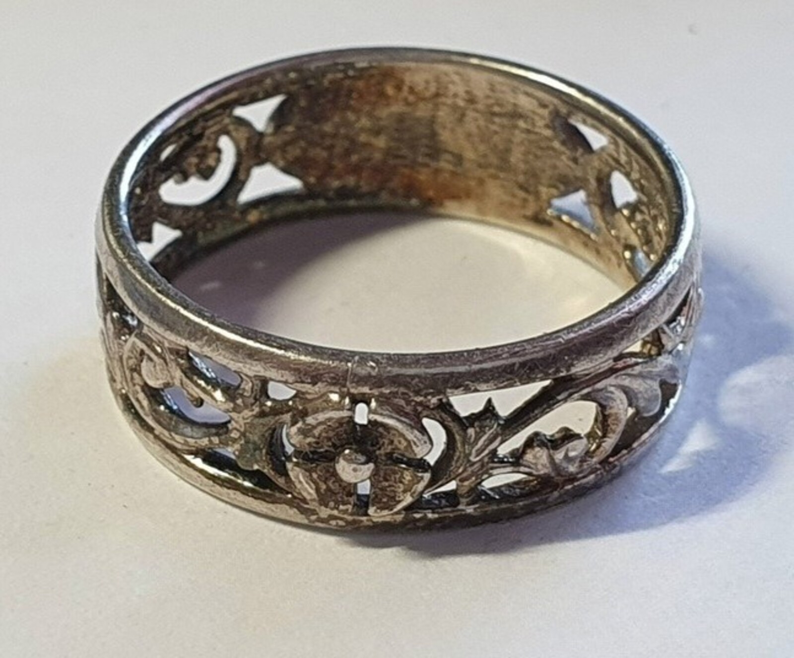 Vintage Soviet USSR ring sterling silver 925 ⭐ Size 8 Weight 3.15 g.