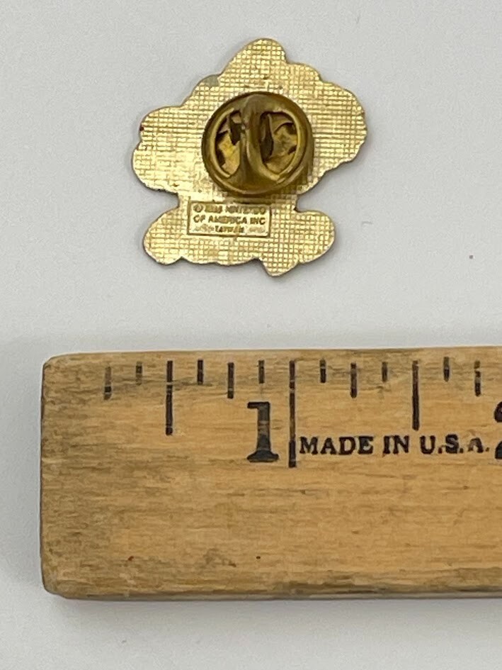 Nintendo Super Mario Bros Luigi 1988 Vtg Button Pin Brooch