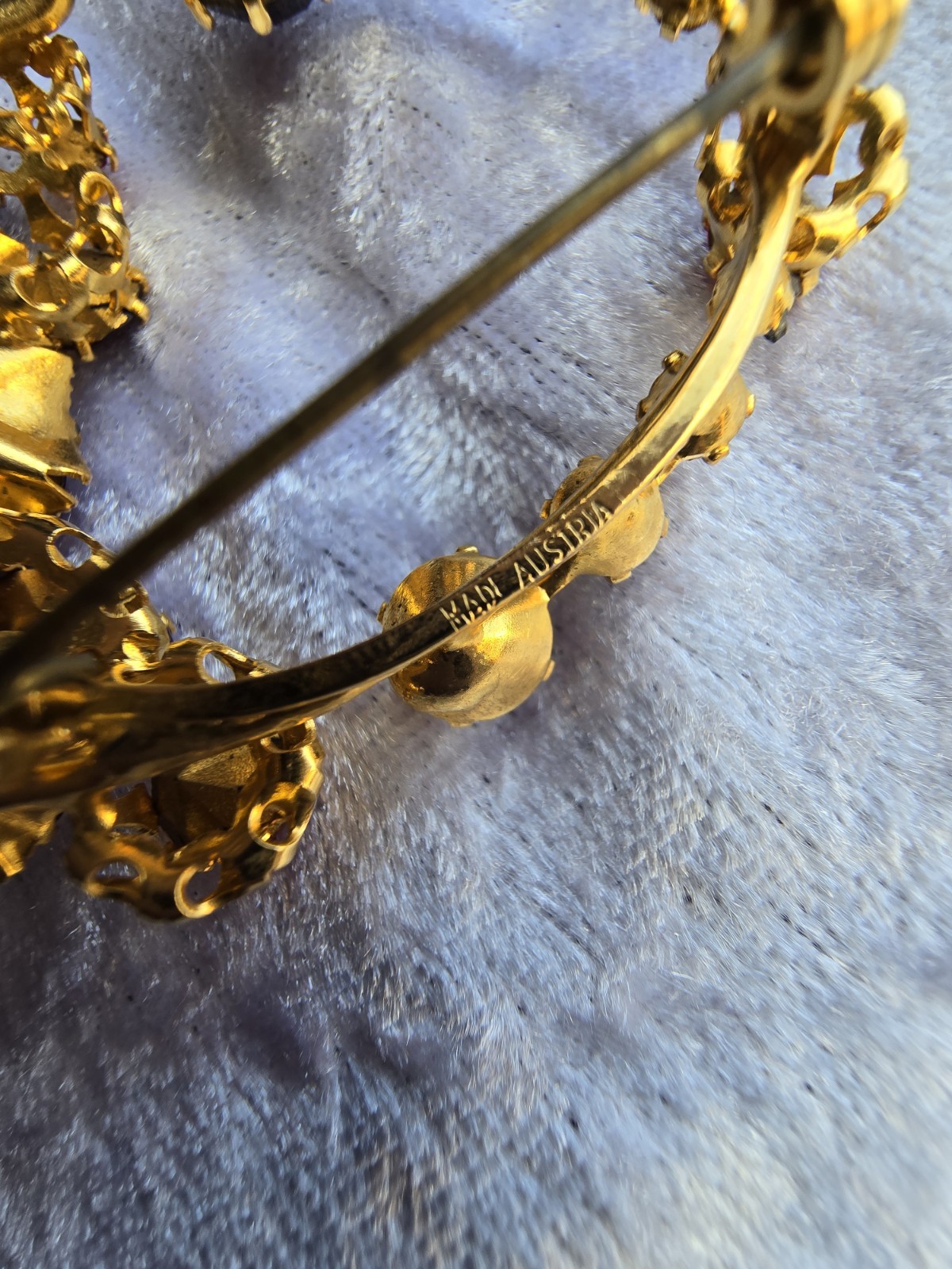 Vintage Austrian Rhinestone Brooch