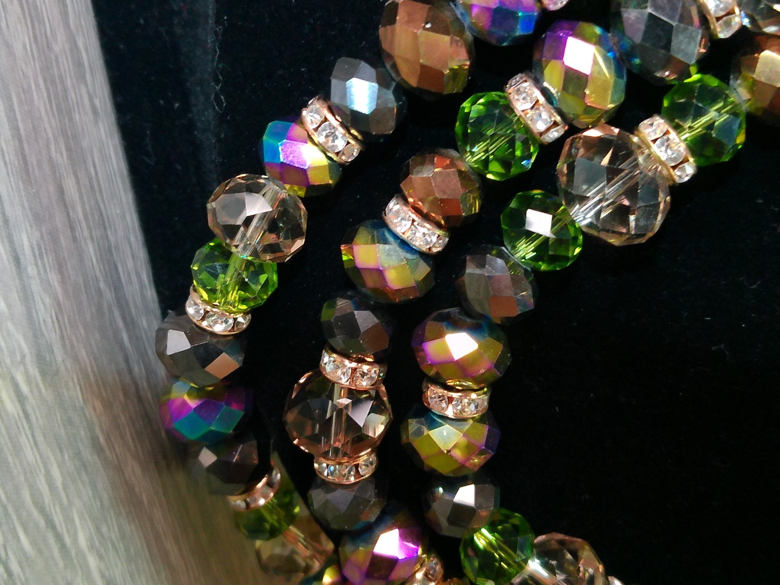 Beaded Necklace Hippie Bohemian Multi-Color Earth Tones