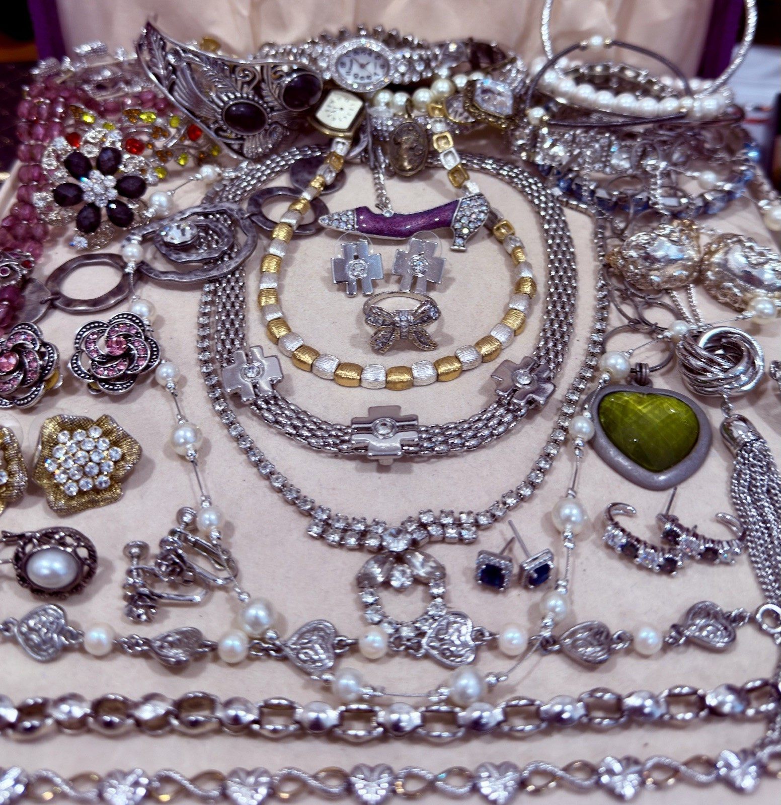 Vintage Estate Costume Jewelry Lot! AVON, NAPIER and more!