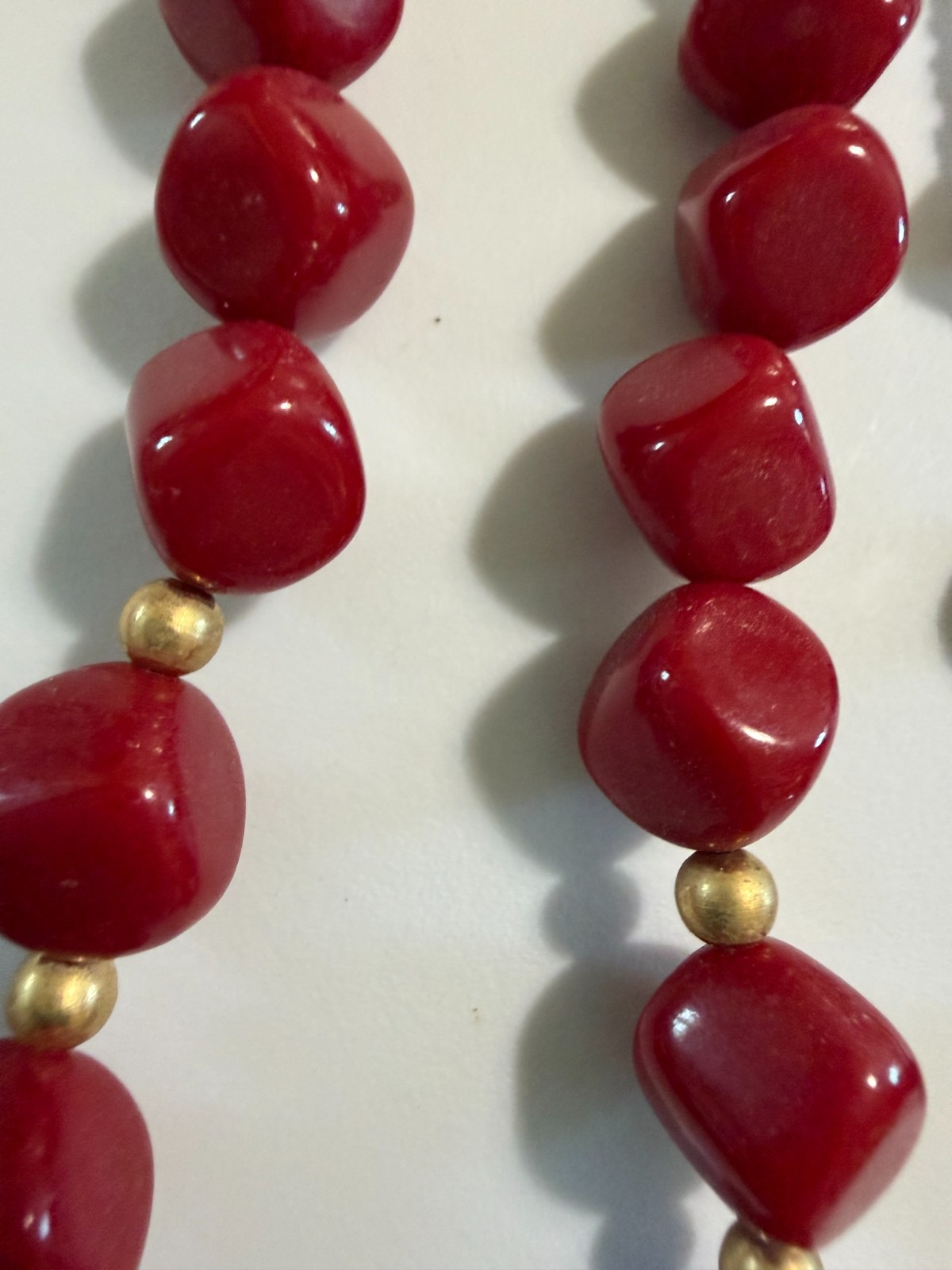 Vintage Lot of 7 Necklaces Beads Faux Pearls Swarovski Plastic Retro
