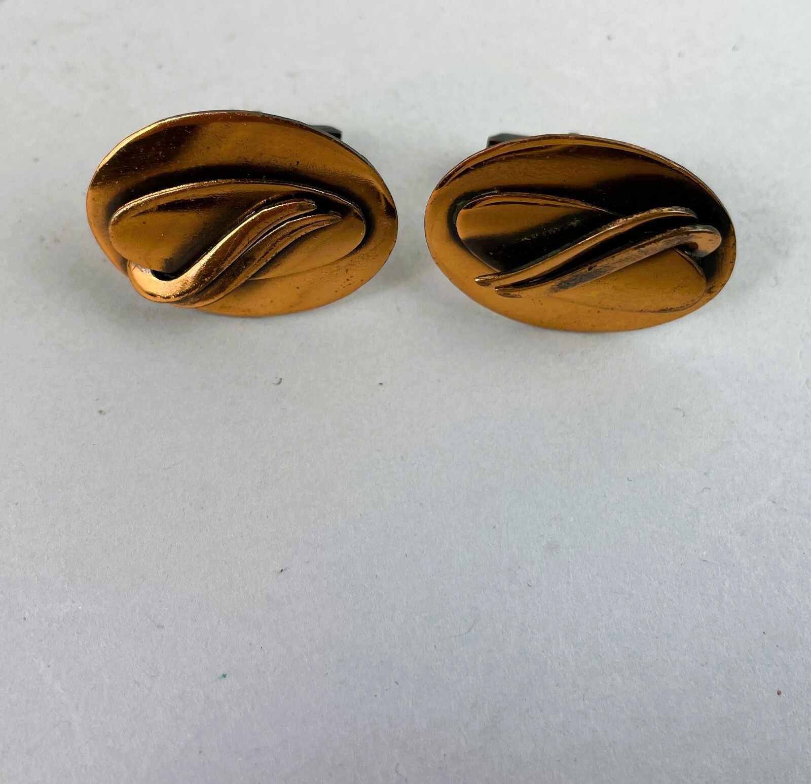 VTG LOT Of 3 Gold Plate metal cufflinks MIXED LOT, m5