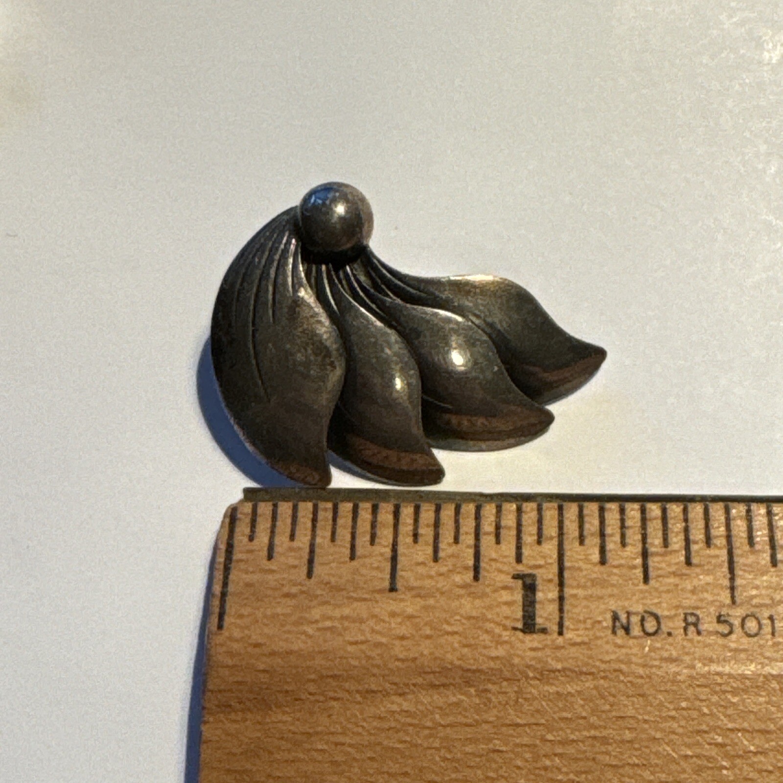 N.E. From (Niels Erik) Denmark Sterling Earrings Vintage Mid Century Modern