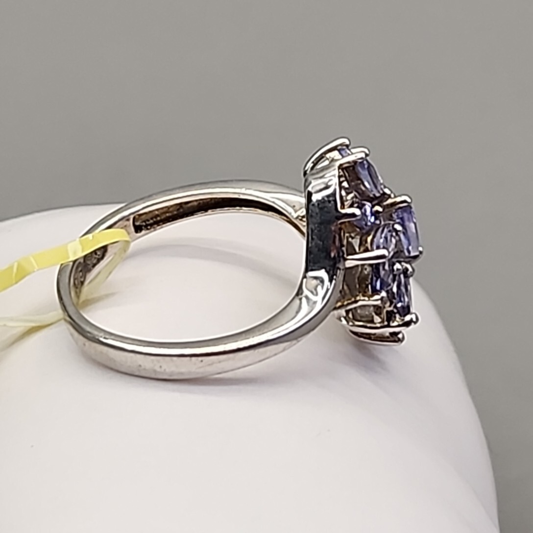 Iolite Ring Violet Lavender Sterling Silver 925 STS JTV Sz 7