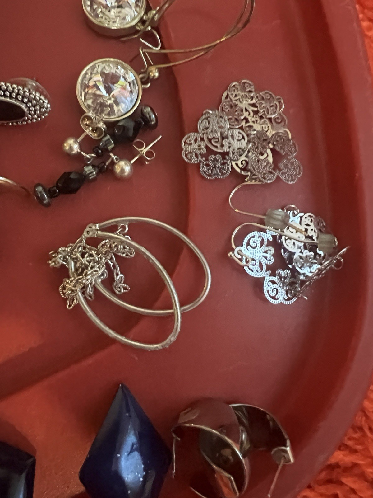Vintage & Mod. Jewelry Lot Earrings Pierced Some Signed