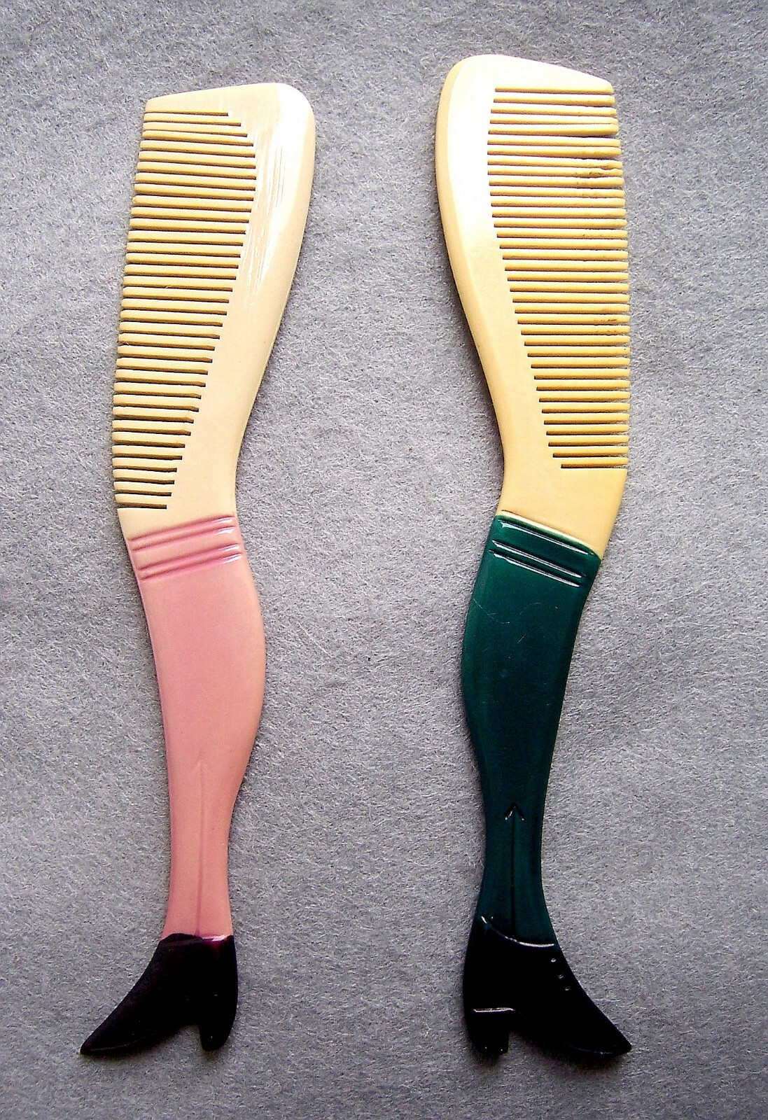 Two early 20th century novelty ombs boot or leg (AAG) – – – NO US IMPORT FEES