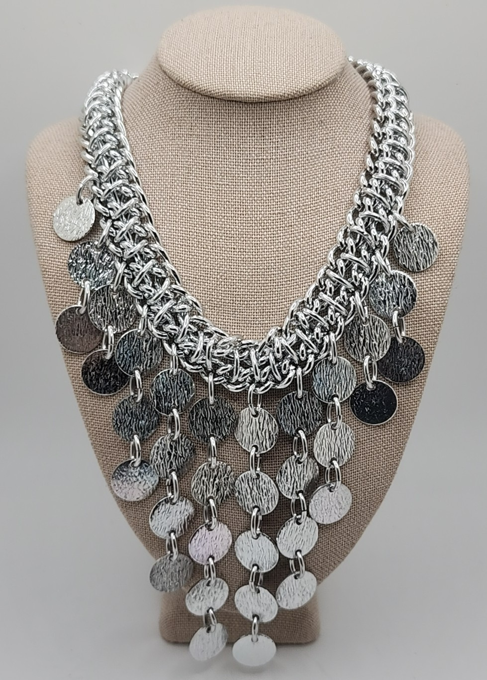 Vintage 1971 Sarah Coventry Pyramid Treasure Necklace Bracelet Set