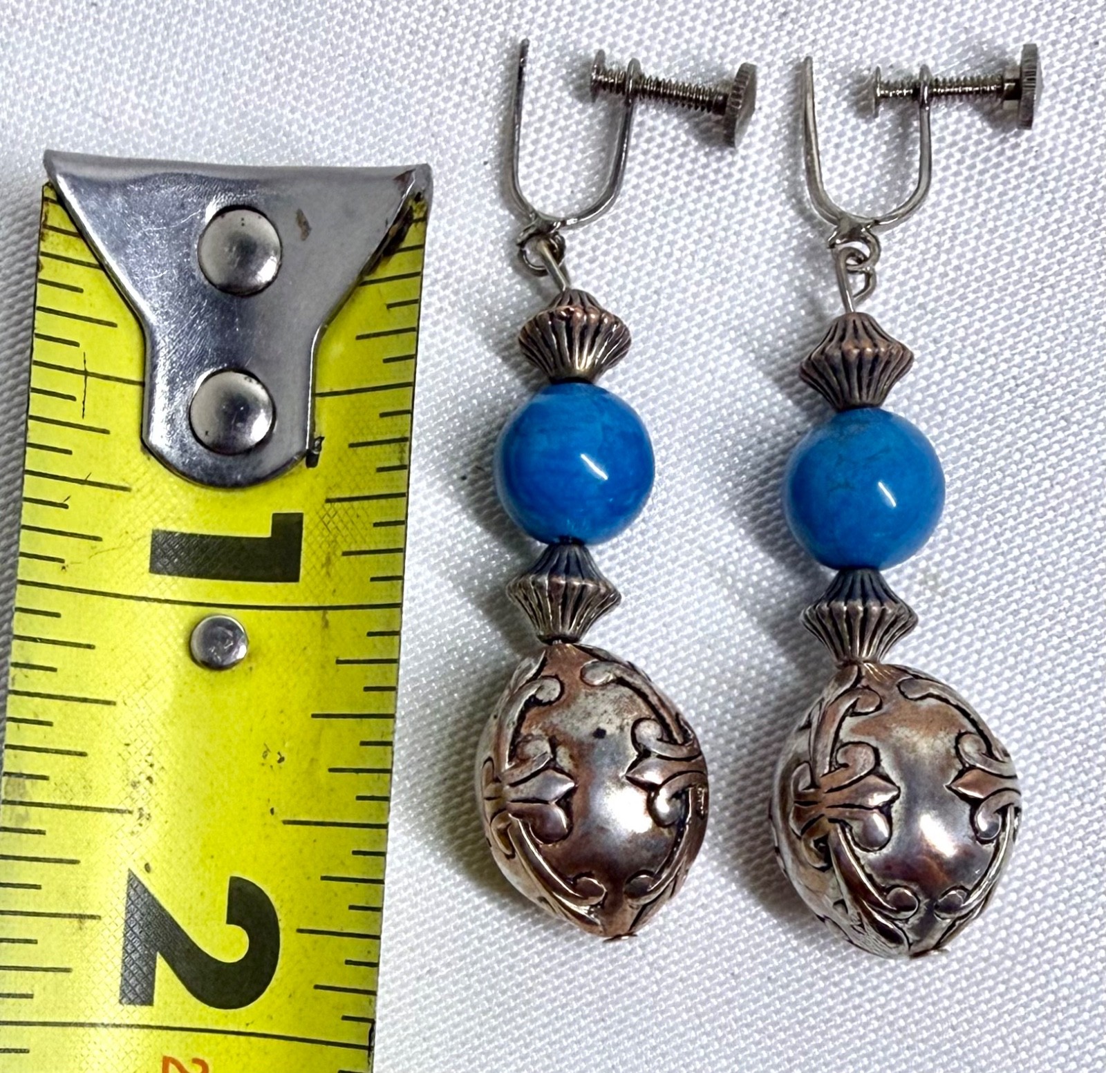 Lot of 4 Vintage 60’s-80’s Screw-Back & Clip-On Earrings with Napier Hoops